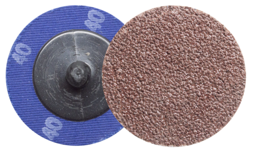 50-Pack 2-Inch Roloc Sanding Discs – R-Type Quick Change, Choose Your Grit (40 To 120), Premium Aluminum Oxide For Smooth Finishing